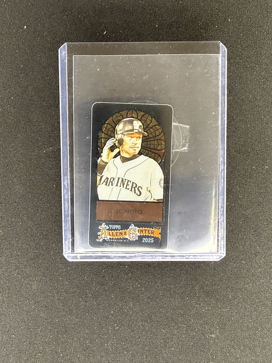 Ichiro Suzuki - 2025 Topps Allen & Ginter Stained Glass Rip Card Mini /25 SSP