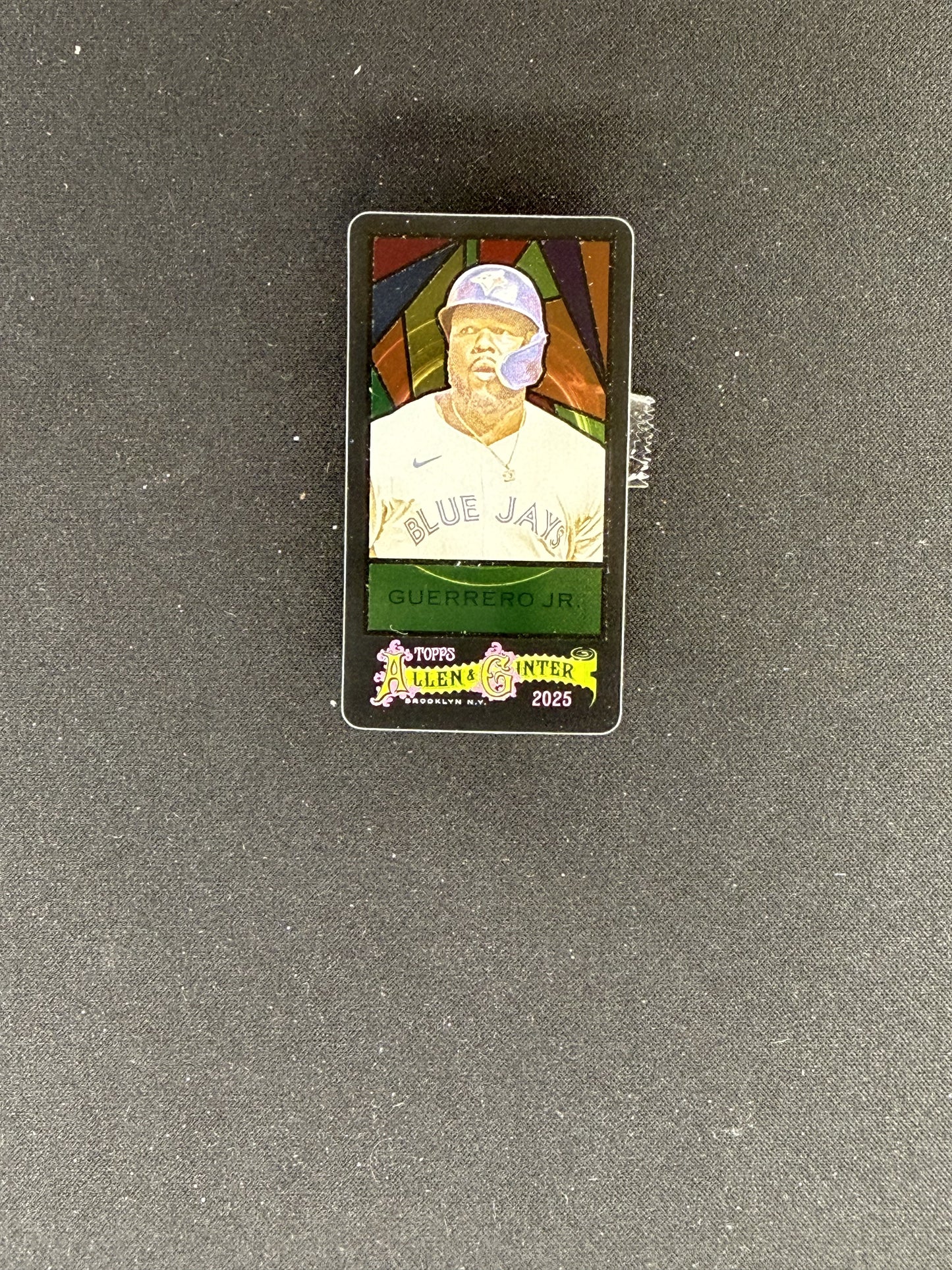 2025 Topps Allen & GinterVladimir Guerrero Jr Mini Exclusives Stained Glass