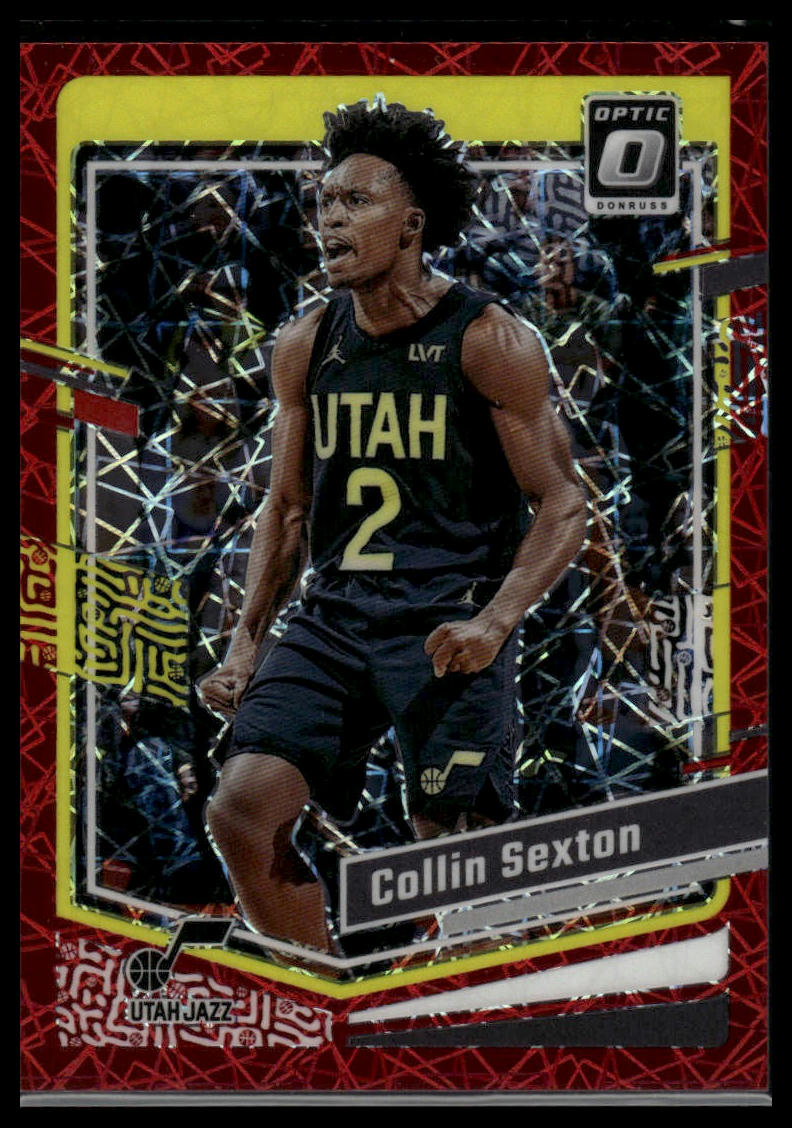 2023-24 Donruss Optic #91 Collin Sexton Red Velocity #/299