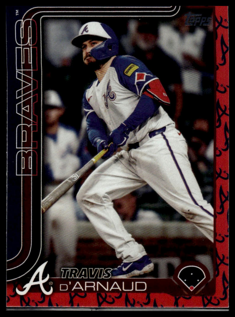 2025 Topps #325 Travis d’Arnaud Team Color Border