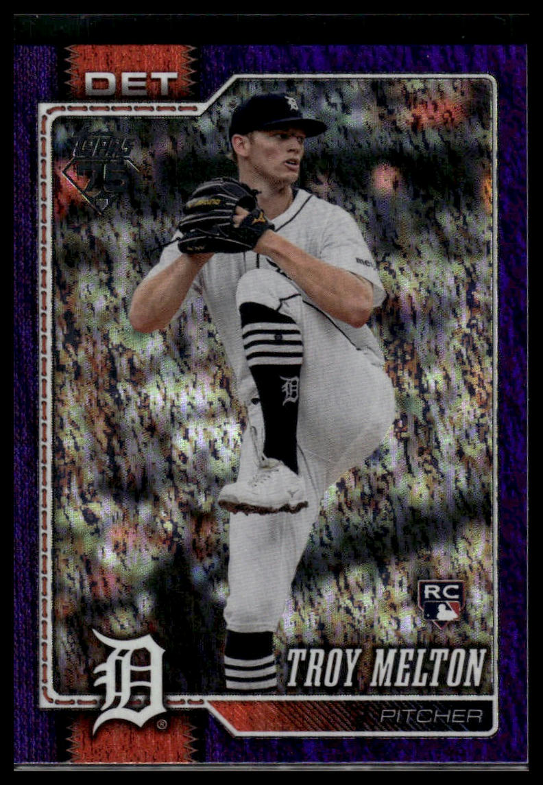 2026 Topps #212 Troy Melton Purple Holo Foil #/250