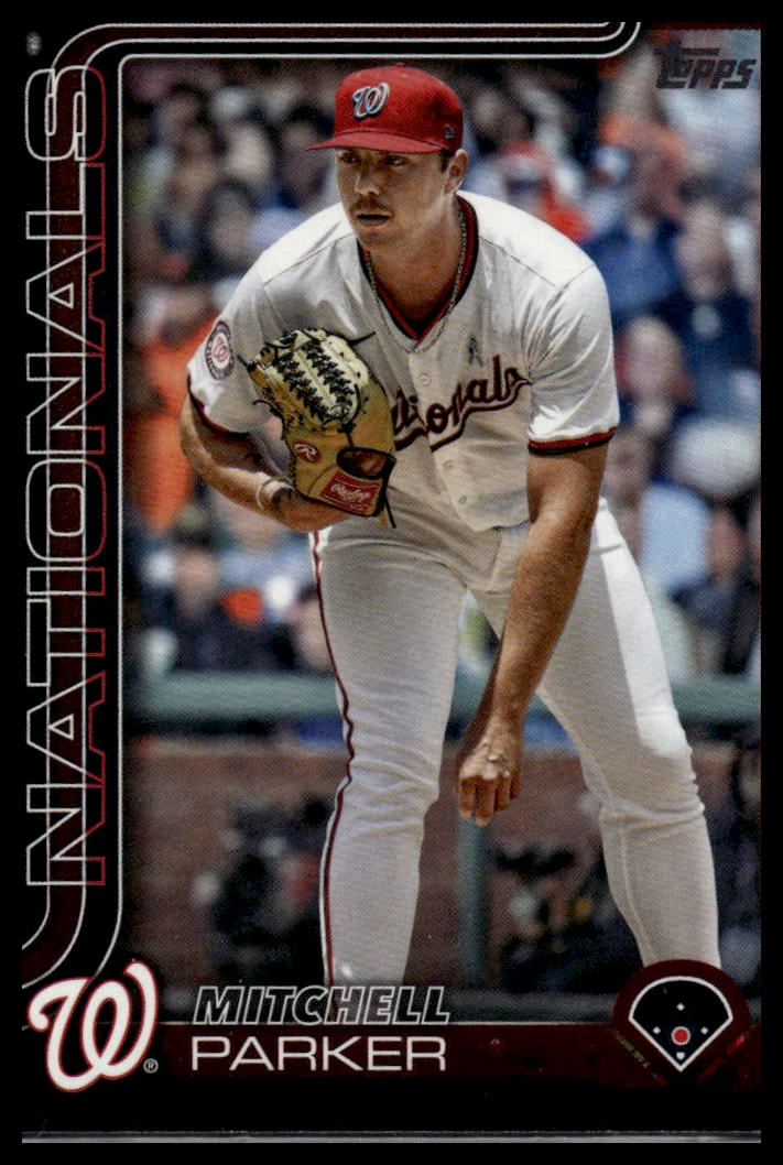 2025 Topps #684 Mitchell Parker Black #/74