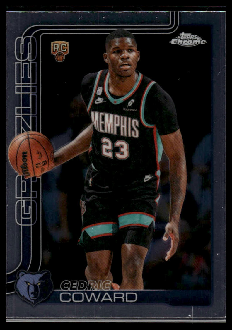 2025-26 Topps Chrome Update #161 Cedric Coward