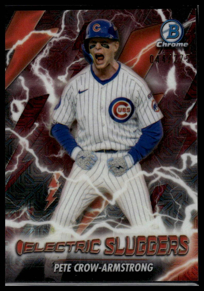 2026 Bowman #ES-24 Pete Crow-Armstrong Electric Sluggers Mojo /275