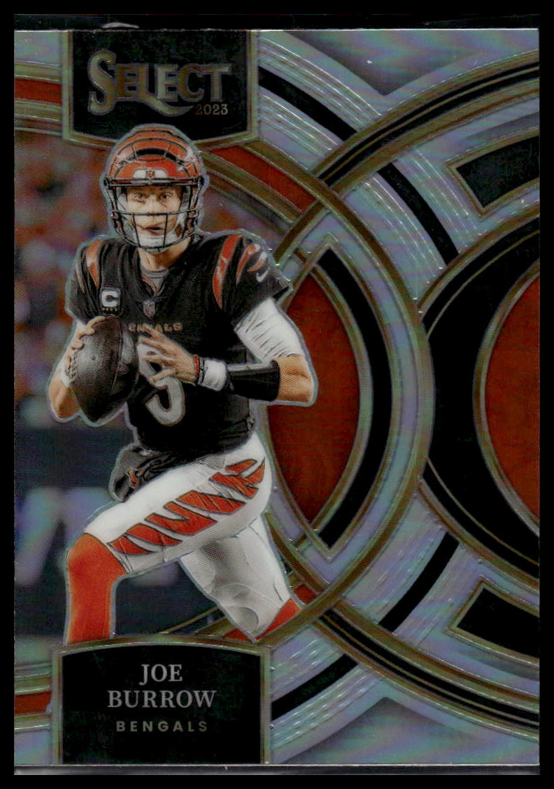 2023 Panini Select #165 Joe Burrow Silver Prizms