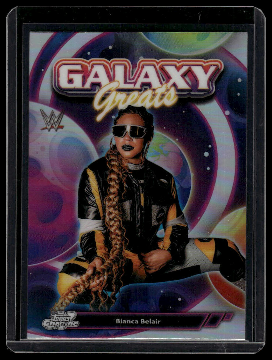 2026 Topps Chrome Cosmic WWE #GG-39 Bianca Belair Galaxy Greats