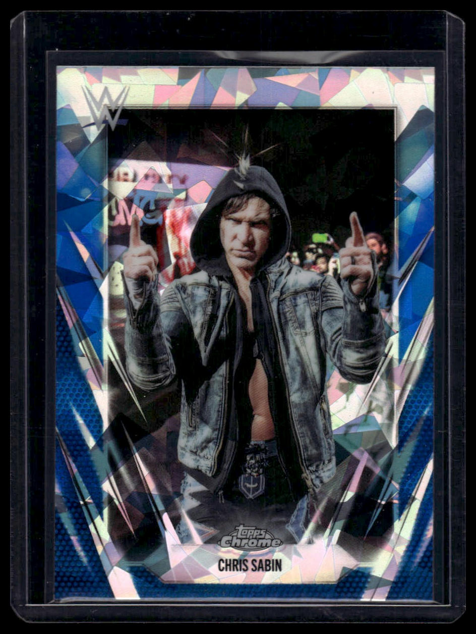 2026 Topps Chrome Sapphire Edition WWE #124 Chris Sabin