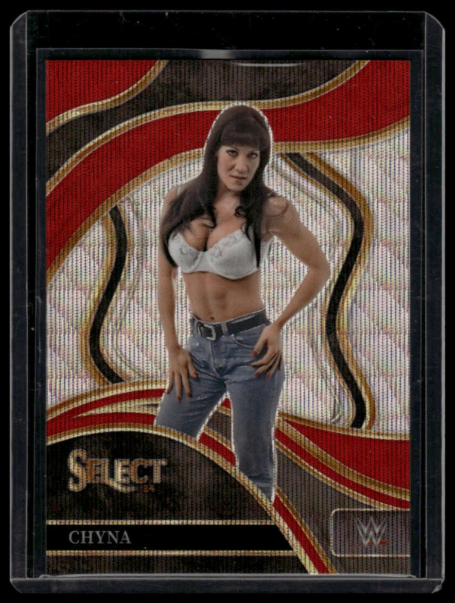2024 Panini Select WWE #202 Chyna Red Wave Prizms #/99