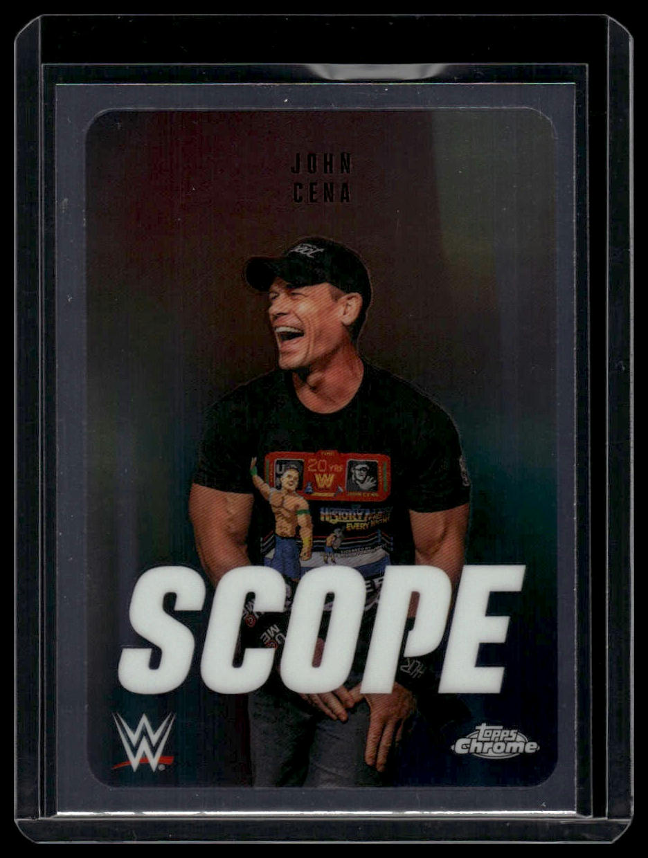 2026 Topps Chrome WWE #SCO-5 John Cena Scope