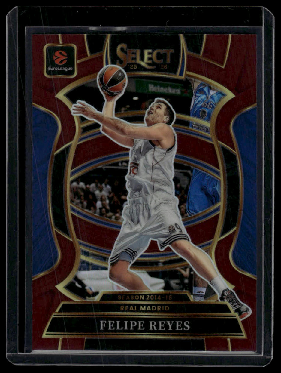 2025-26 Panini Select EuroLeague #20 Felipe Reyes Maroon /175