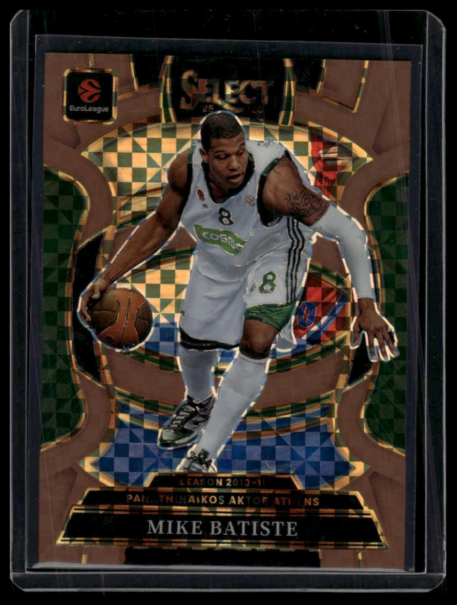 2025-26 Panini Select EuroLeague #27 Mike Batiste Bronze /49