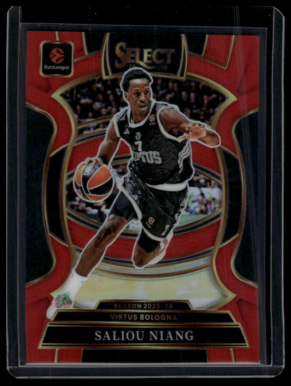 2025-26 Panini Select EuroLeague #58 Saliou Niang Red /199