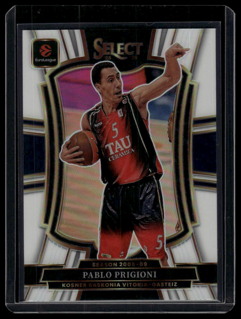 2025-26 Panini Select EuroLeague #118 Pablo Prigioni White /149