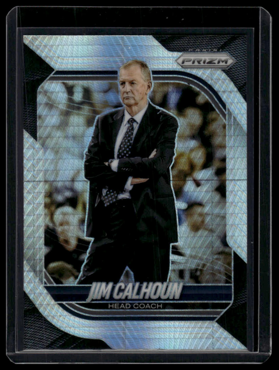 2025-26 Panini Prizm #64 Jim Calhoun Hyper Prizm