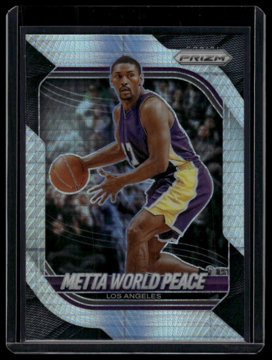 2025-26 Panini Prizm #182 Metta World Peace Hyper Prizm