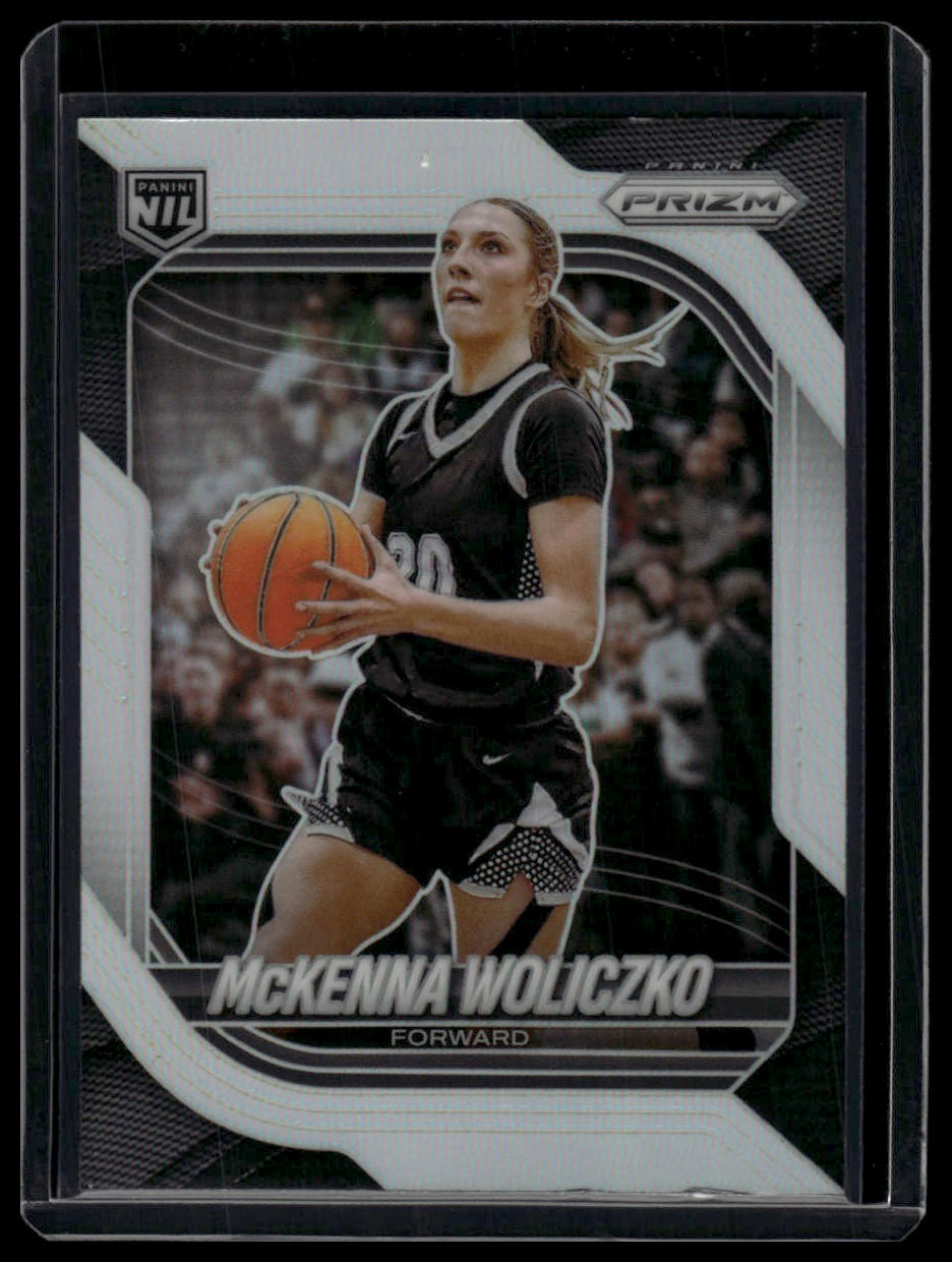 2025-26 Panini Prizm #124 McKenna Woliczko Silver Prizm