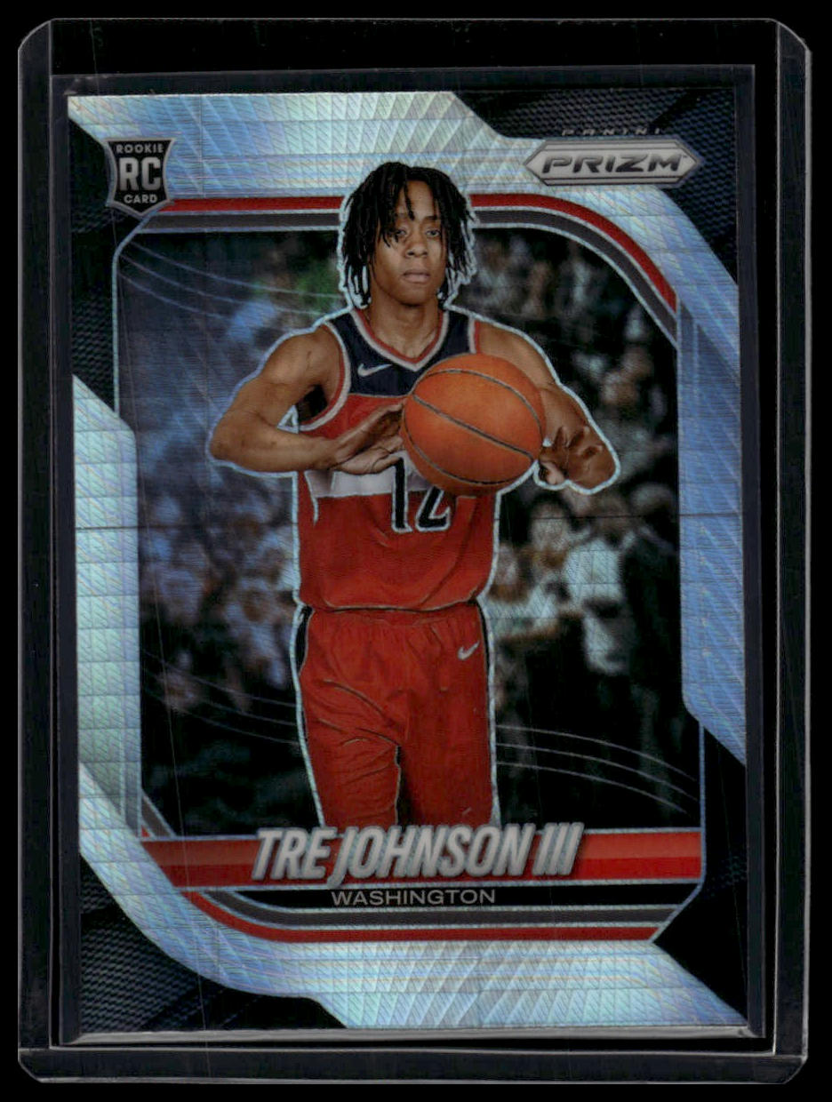2025-26 Panini Prizm #6 Tre Johnson III Hyper Prizm