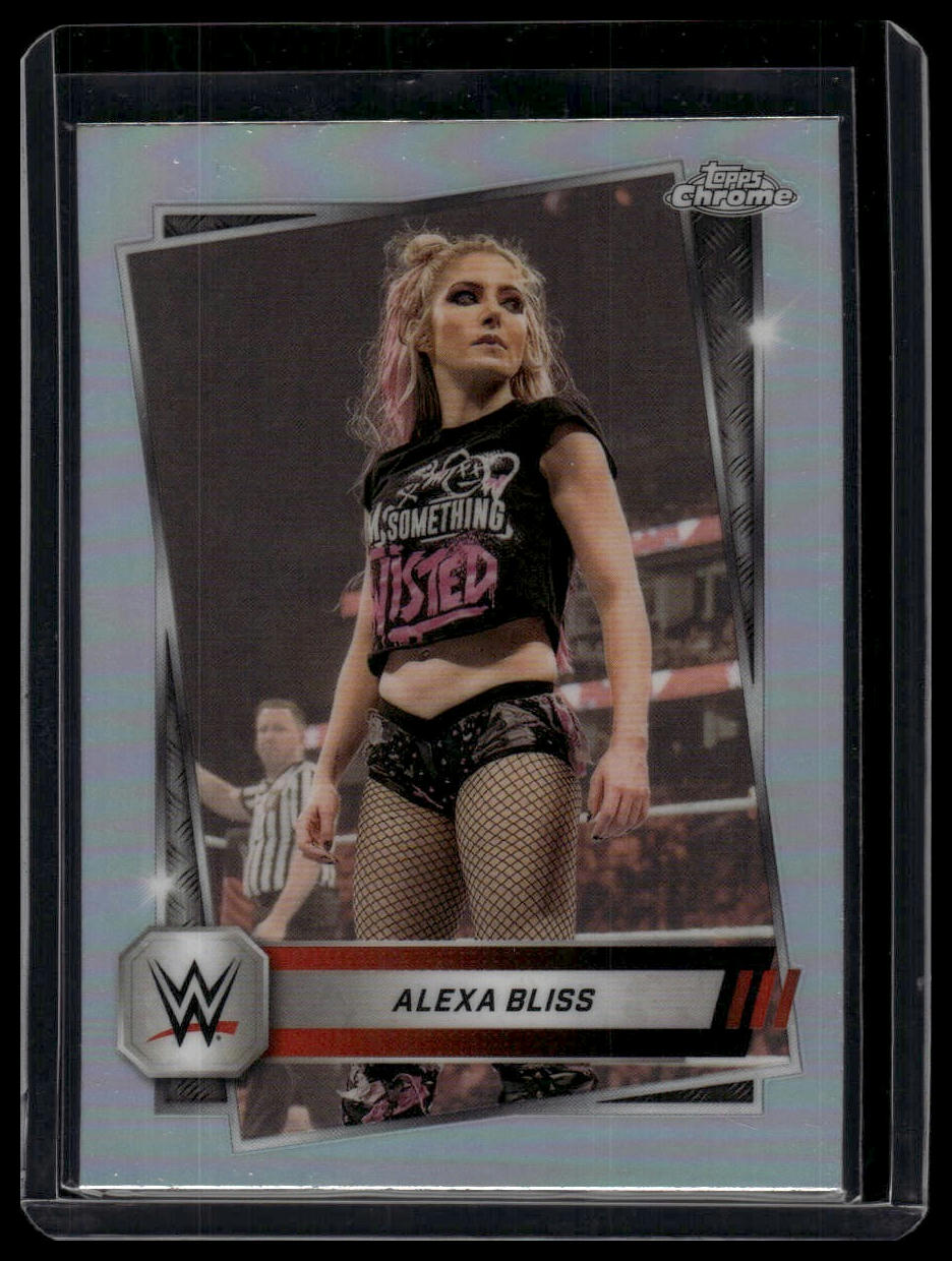 2025 Topps Chrome WWE #107 Alexa Bliss Refractor