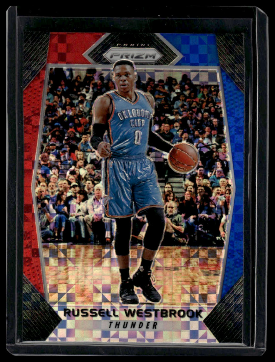 2017-18 Panini Prizm #261 Russell Westbrook Prizms Red White and Blue
