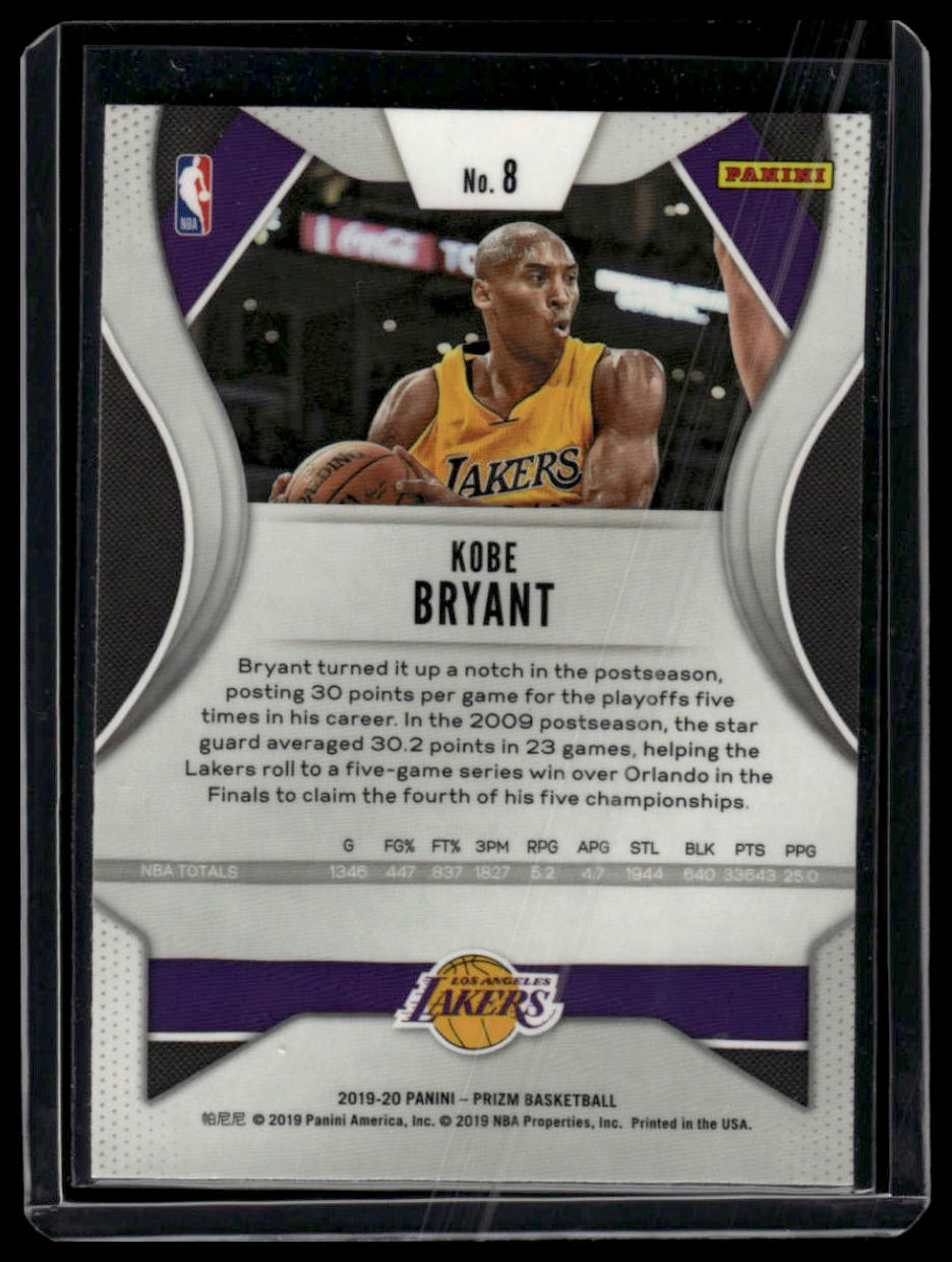 2019-20 Panini Prizm #8 Kobe Bryant