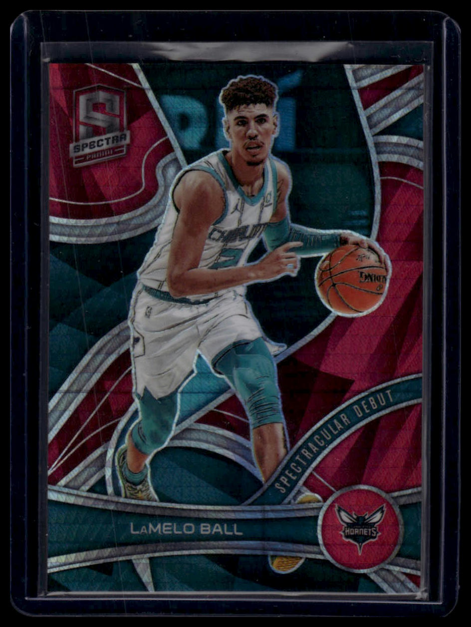 2021-22 Panini Spectra #161 LaMelo Ball Asia Red
