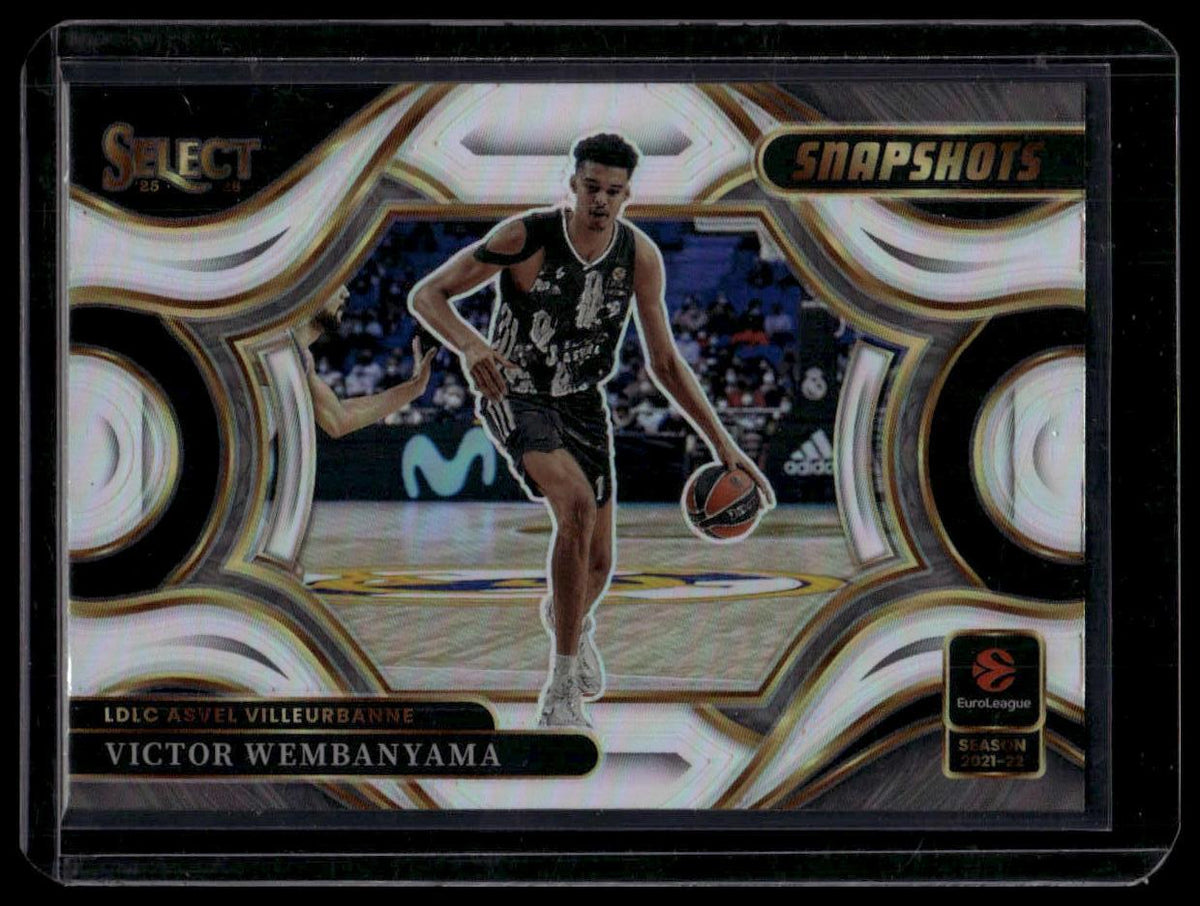 2025-26 Panini Select EuroLeague Victor Wembanyama Snapshots Silver