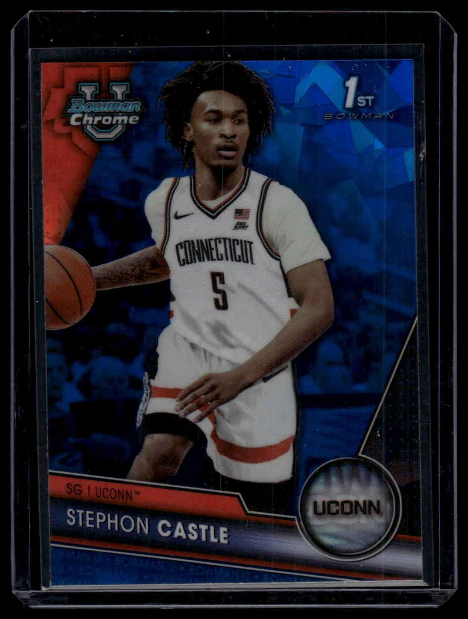 2023-24 Bowman University Chrome Sapphire #88 Stephon Castle