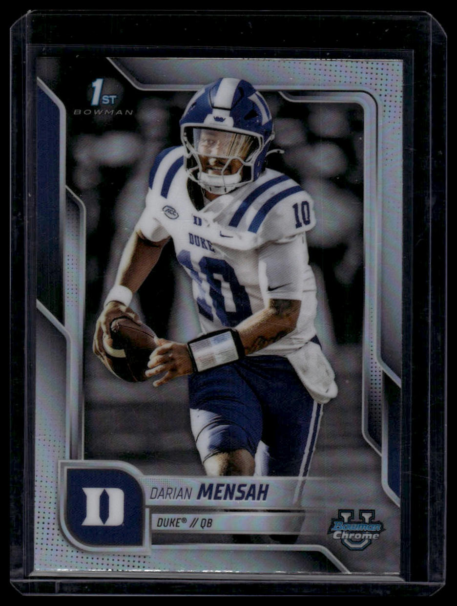2025 Bowman University Chrome #13 Darian Mensah Refractor